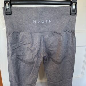 NVGTN Heather Blue/Gray Active Leggings